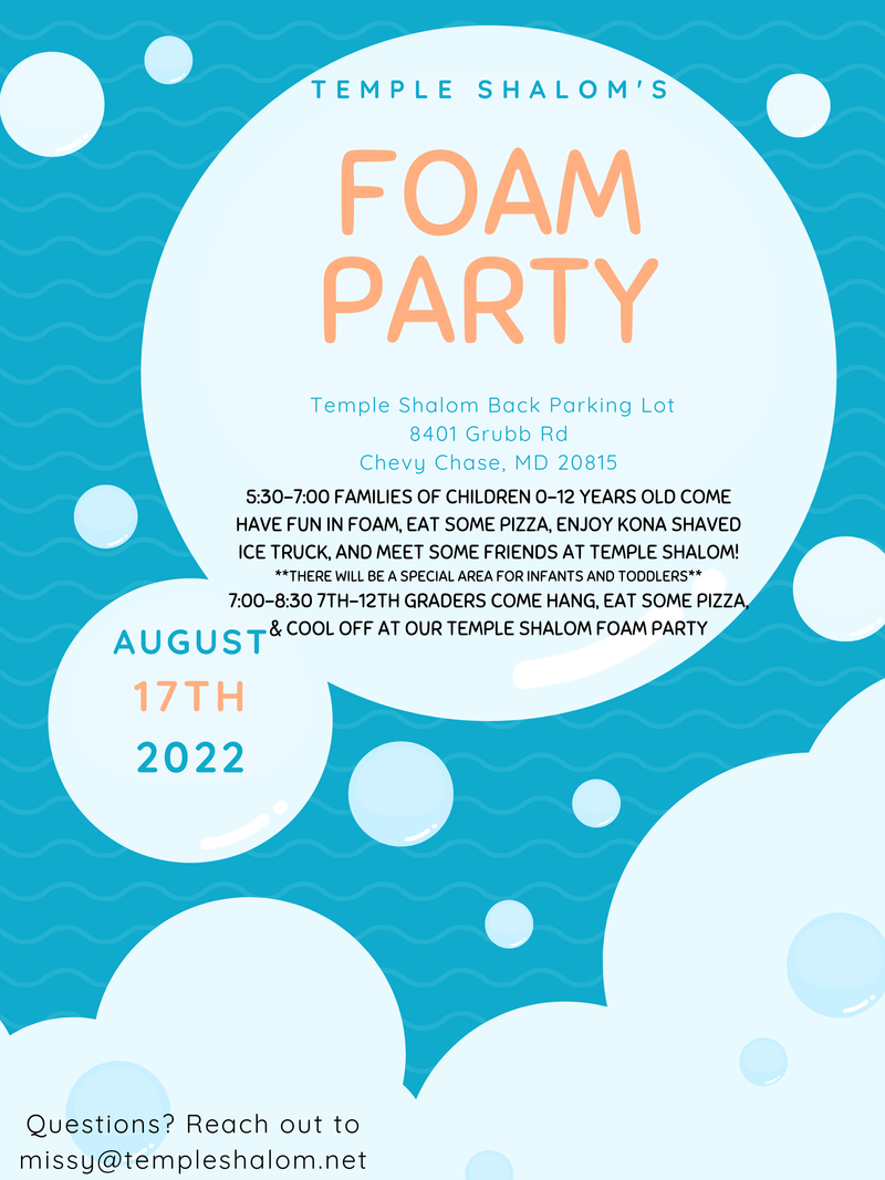 Banner Image for Pizza and Foam Party!